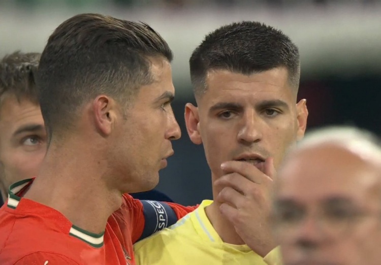 風(fēng)度！C羅賽后安慰射失點球的莫拉塔