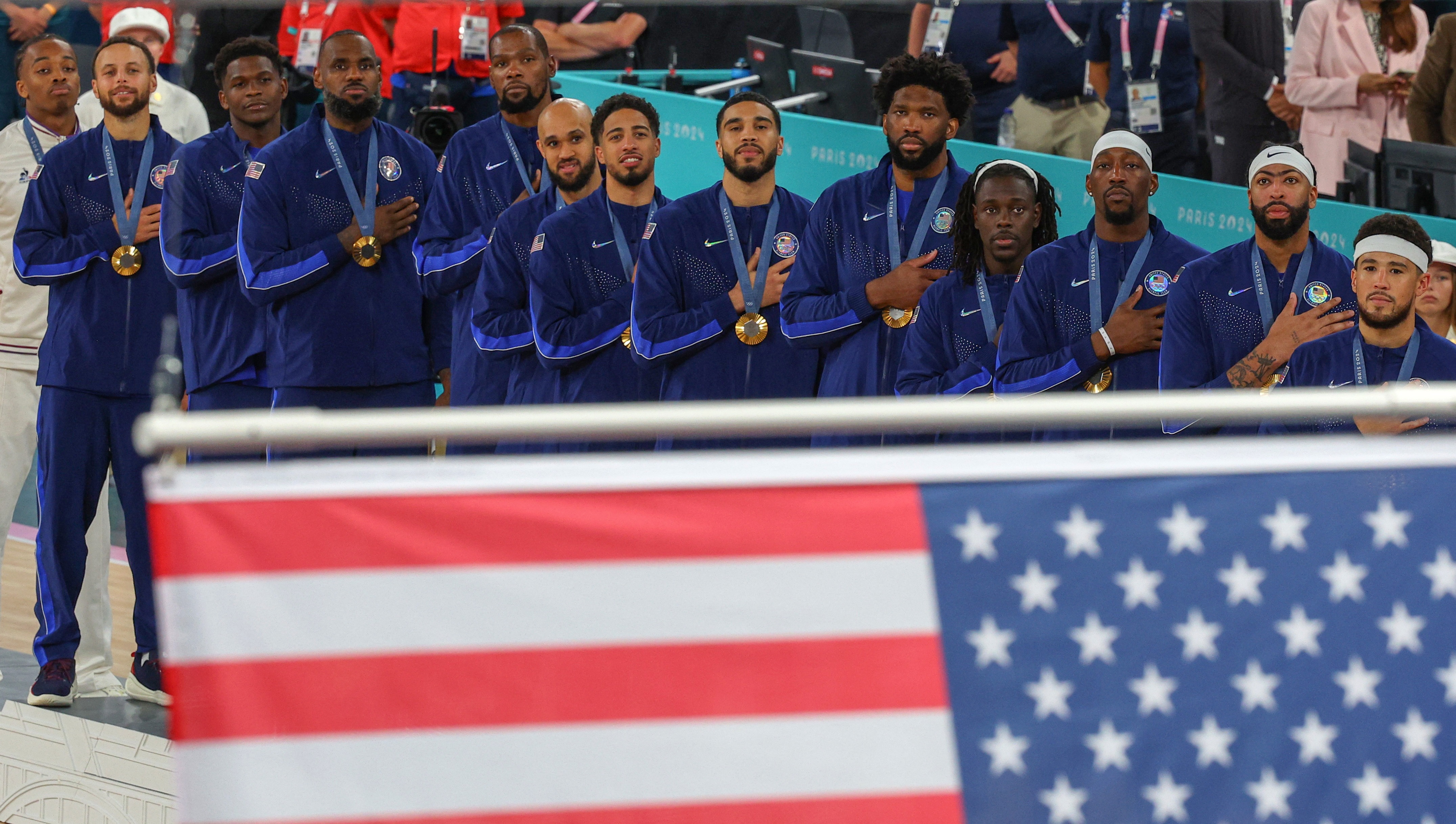 凱爾特人官推：塔圖姆同一賽季一陣+總冠軍+奧運金牌 歷史第四位