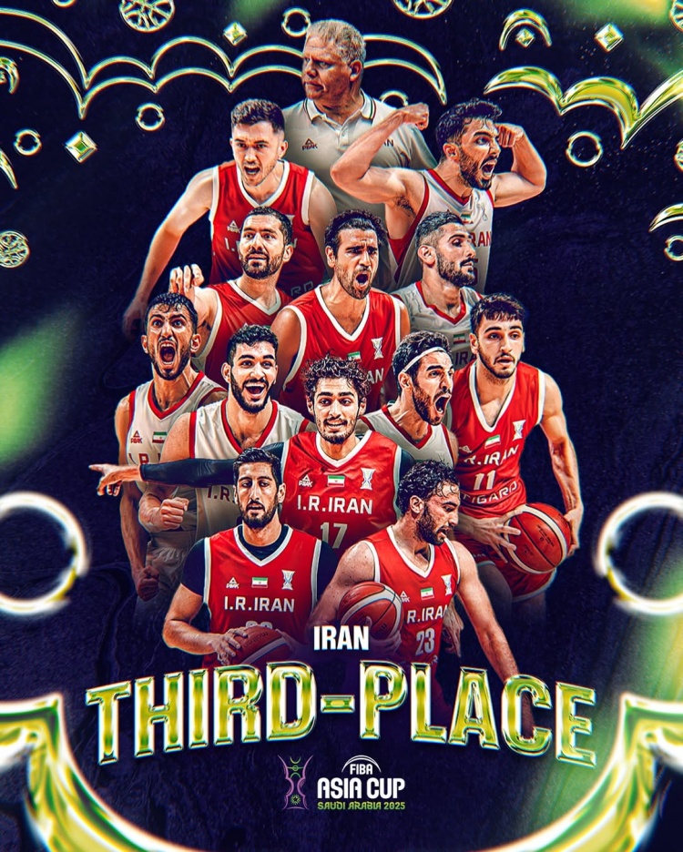 伊朗男籃6塊獎(jiǎng)牌位列亞洲杯歷史獎(jiǎng)牌榜第5 中國(guó)19塊第2 韓國(guó)25塊