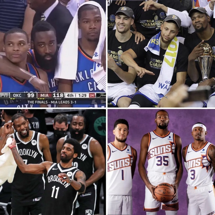 美媒：只看天賦&適配度 不考慮戒指 你會(huì)怎么排KD的歷屆三巨頭？