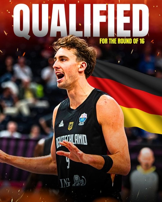 德國(guó)男籃連下三城提前出線 晉級(jí)淘汰賽16強(qiáng)！