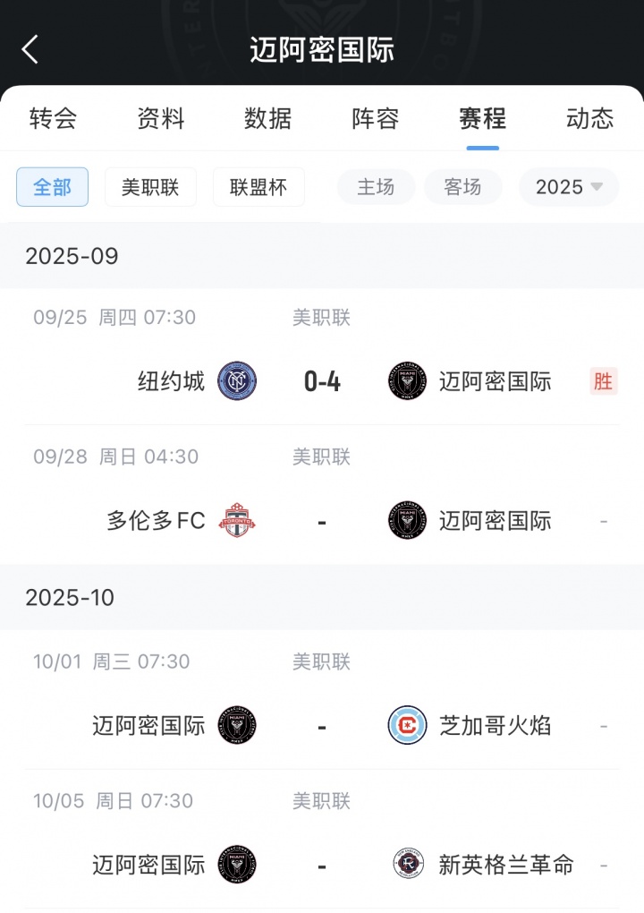 兩連客！邁阿密下場比賽間隔不足67小時，還需奔赴加拿大